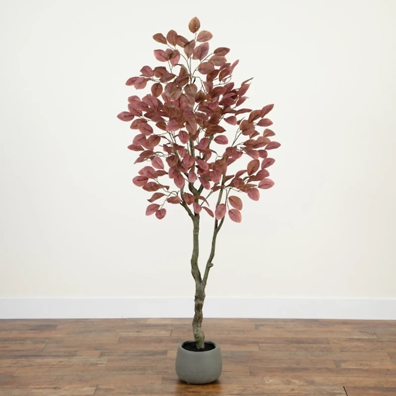 Autumn Dogwood Tree in Decorative Planter, 6 ft.
