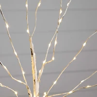 ft. Pre-Lit White Birch Tree