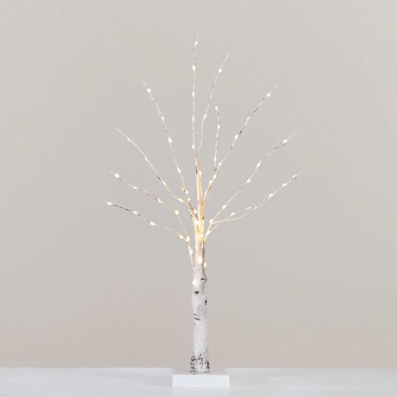 ft. Pre-Lit White Birch Tree