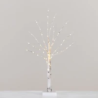 ft. Pre-Lit White Birch Tree