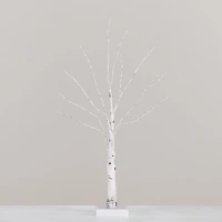 ft. Pre-Lit White Birch Tree