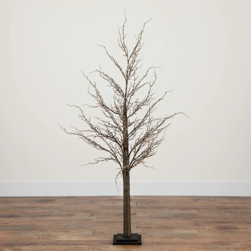 ft. Pre-Lit Artificial Twig Tree