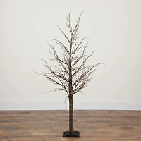 ft. Pre-Lit Artificial Twig Tree