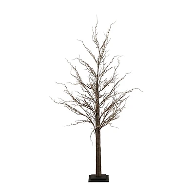 ft. Pre-Lit Artificial Twig Tree