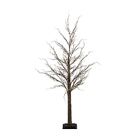 ft. Pre-Lit Artificial Twig Tree