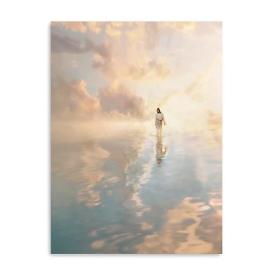 Jesus Walking on Water Canvas Art Print, 30x40 in.
