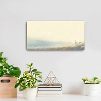 Far Green Hill Canvas Art Print