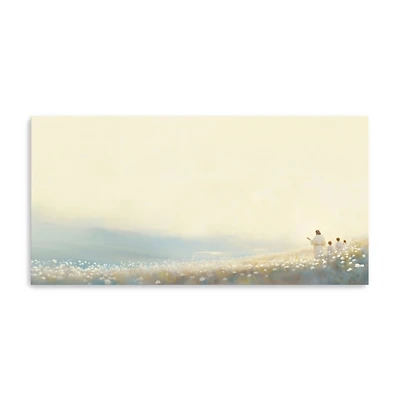 Far Green Hill Canvas Art Print