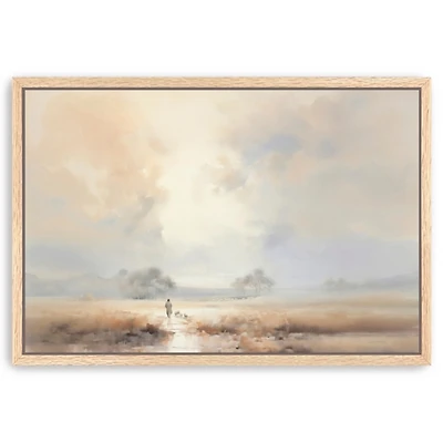 Dear to the Shepherd Framed Canvas Art Print