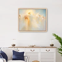 Blessings From on High Framed Canvas Print