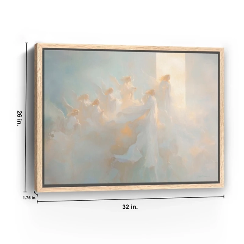 Heaven's Gate Framed Canvas Art Print