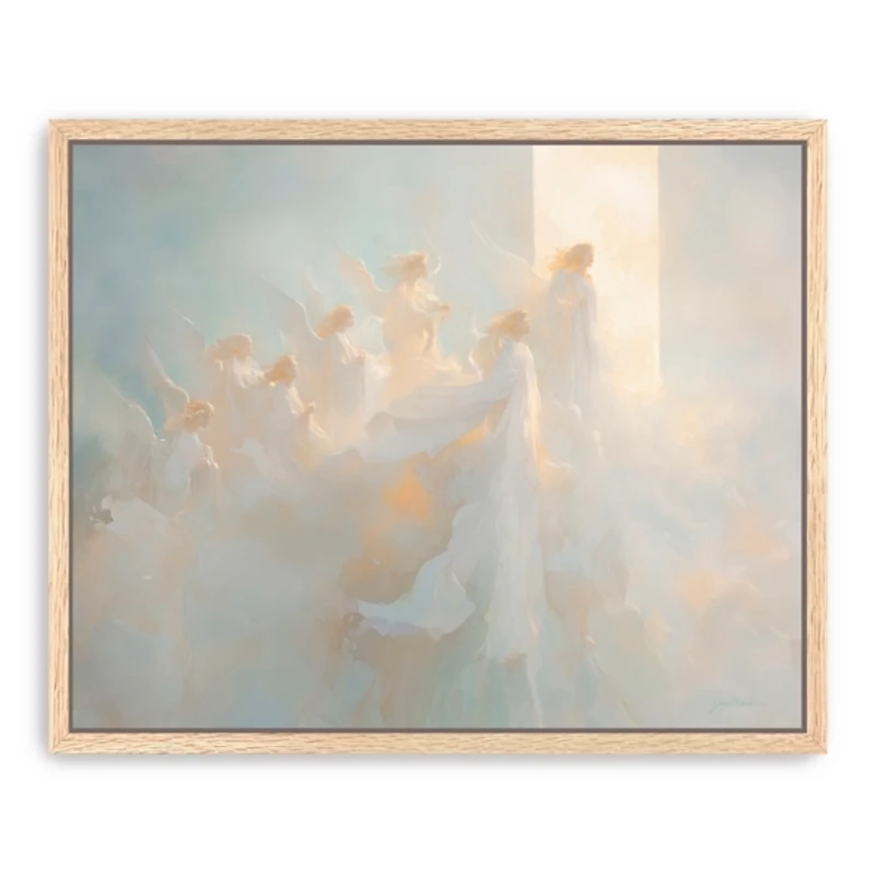 Heaven's Gate Framed Canvas Art Print