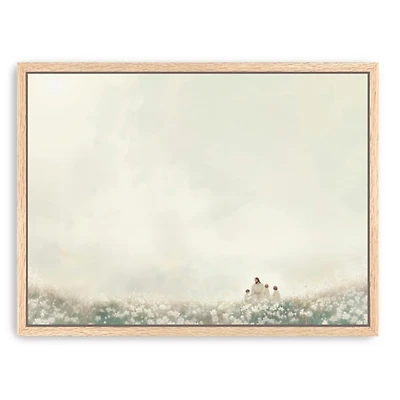 Pure in Heart Framed Canvas Art Print