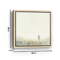 Into the Light Framed Canvas Art Print, 30x30