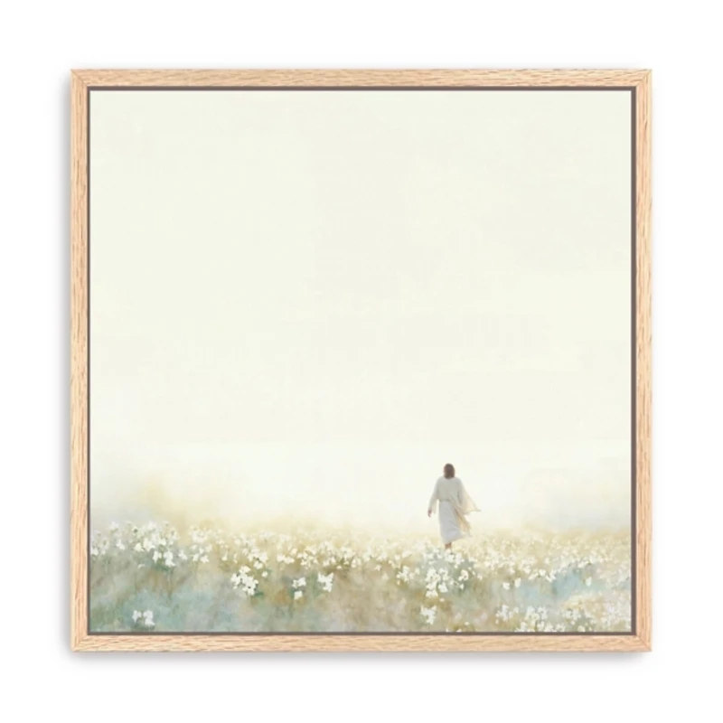 Into the Light Framed Canvas Art Print, 30x30