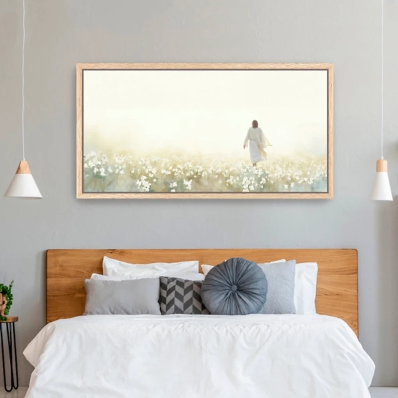 Follow Me Framed Canvas Art Print, 30x60
