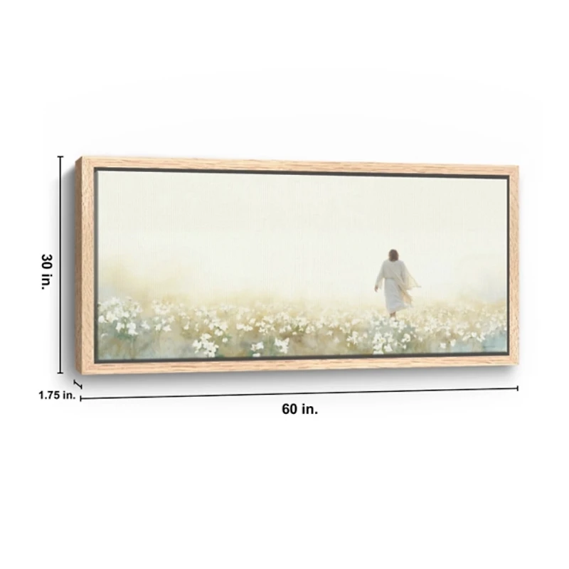 Follow Me Framed Canvas Art Print, 30x60