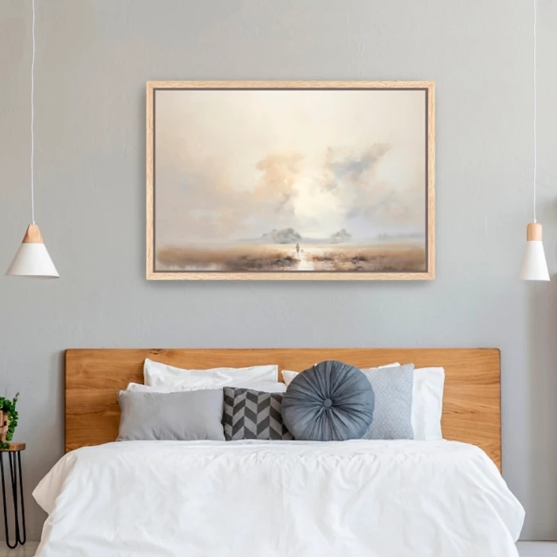 Sunshine in my Soul Framed Canvas Art Print