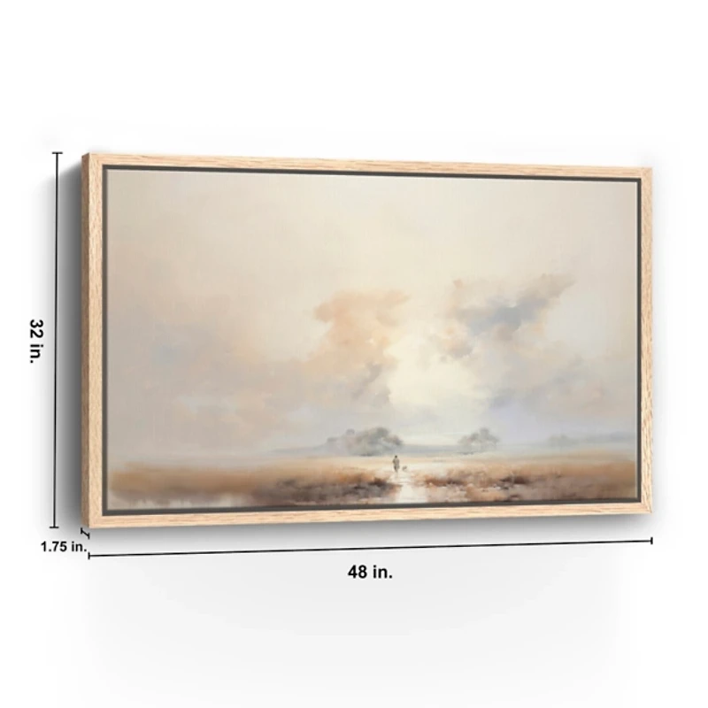 Sunshine in my Soul Framed Canvas Art Print