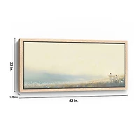 Far Green Hill Canvas Art Print, 22x42