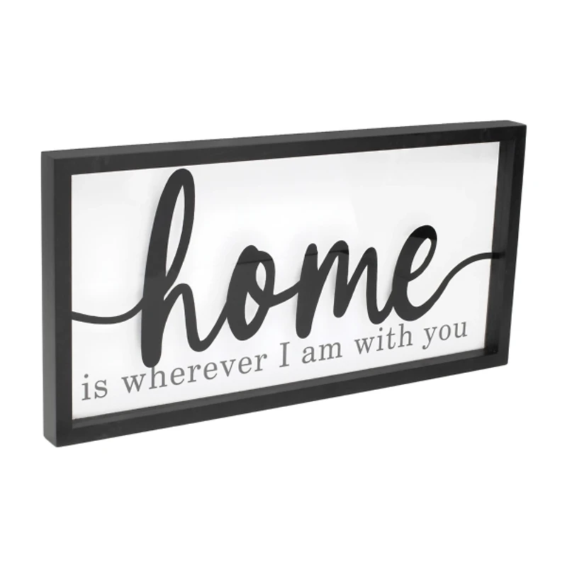 Home is Wherever Wall Sign