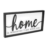 Home is Wherever Wall Sign
