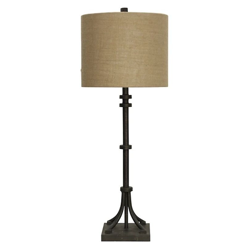 Bronze Iron Industrial Buffet Lamp