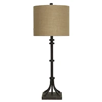 Bronze Iron Industrial Buffet Lamp