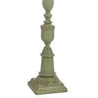 Antique Green Bourgault Floor Lamp