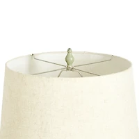 Antique Green Bourgault Floor Lamp