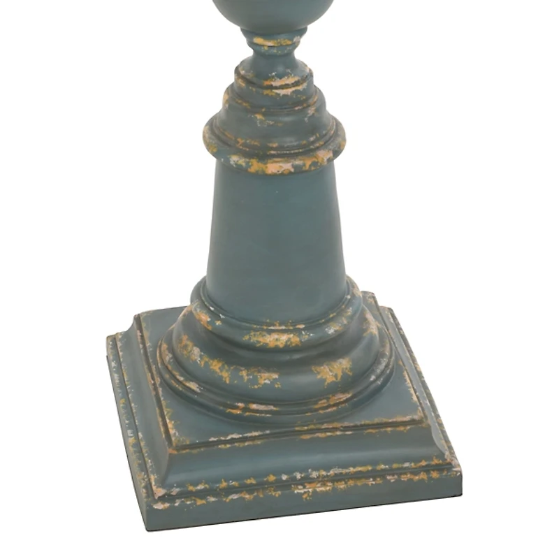 Antique Blue Bourgault Floor Lamp