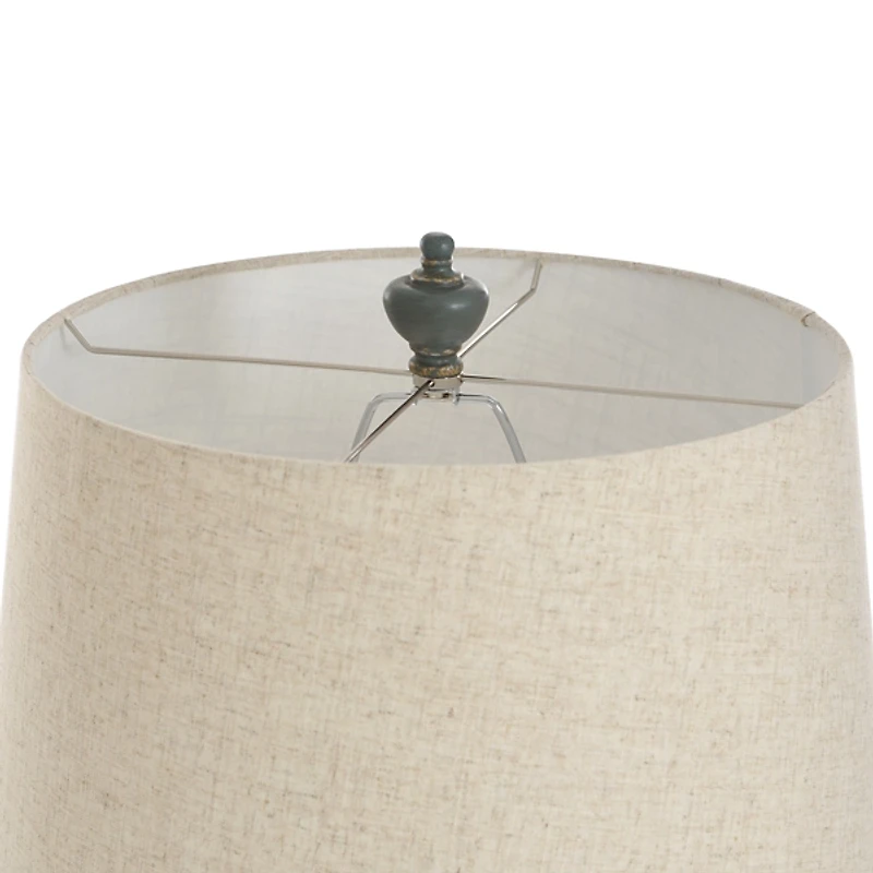 Antique Blue Bourgault Floor Lamp