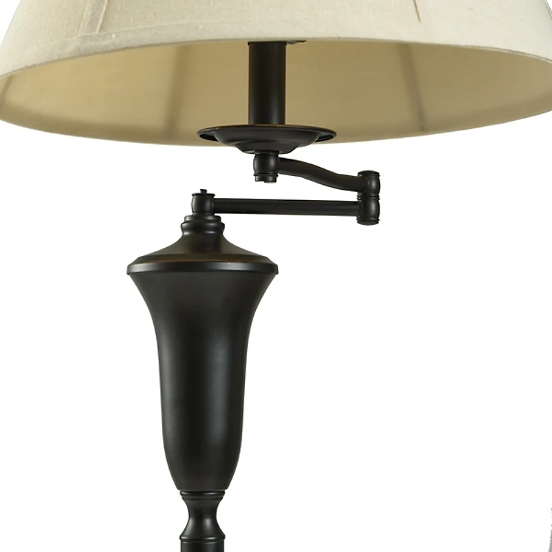 Dark Bronze Madison Swing Arm Floor Lamp