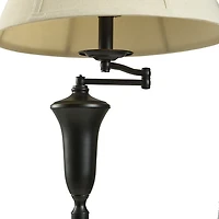 Dark Bronze Madison Swing Arm Floor Lamp