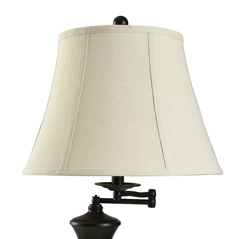 Dark Bronze Madison Swing Arm Floor Lamp