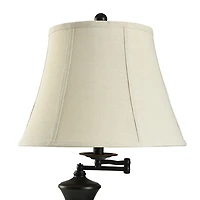 Dark Bronze Madison Swing Arm Floor Lamp
