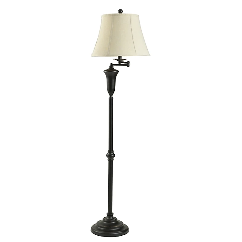 Dark Bronze Madison Swing Arm Floor Lamp