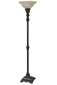 Bronze Madison Torchiere Floor Lamp