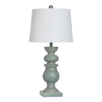 Rustic Blue-Green Darcy Table Lamp
