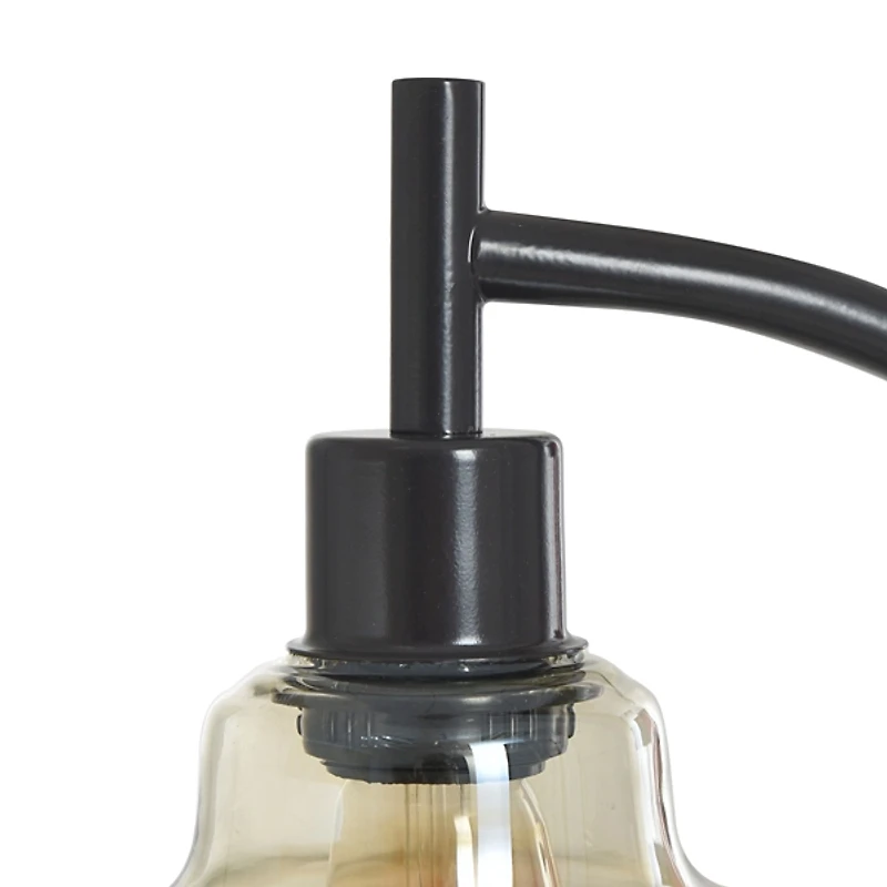 Black Metal Arched Task Lamp