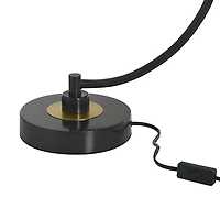 Black Metal Arched Task Lamp