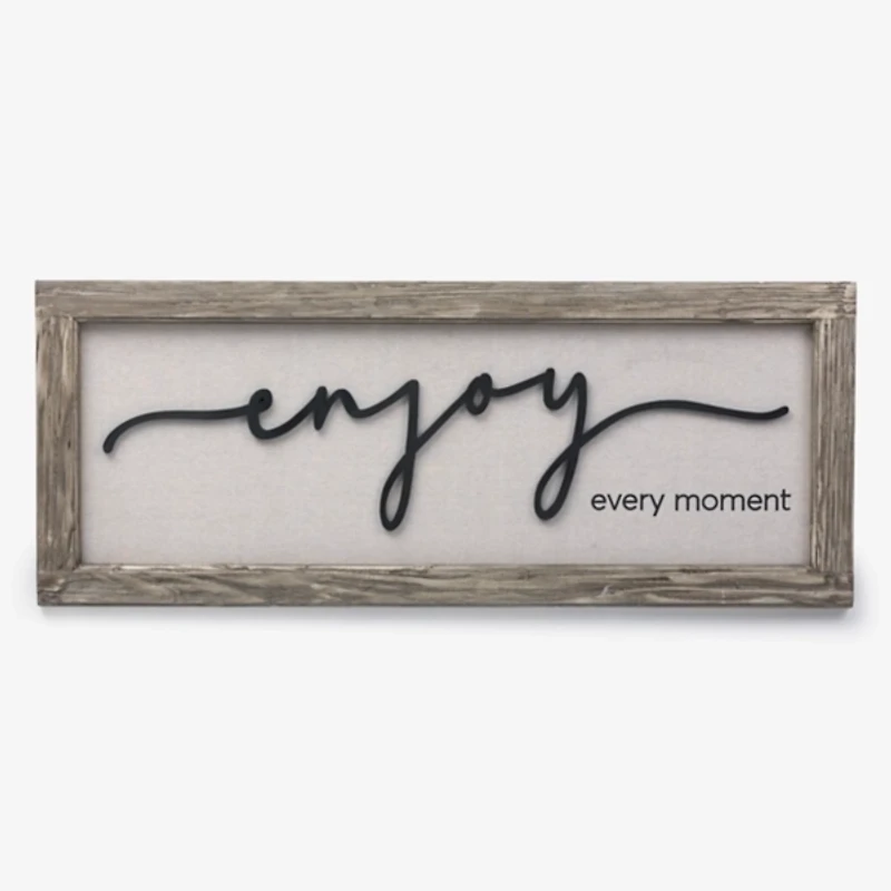 Enjoy Every Moment Wall Plaque