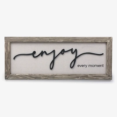 Enjoy Every Moment Wall Plaque