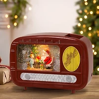 LED Holiday Radio Water Globe