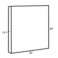 Holiday Flamingo Framed Canvas Art Print