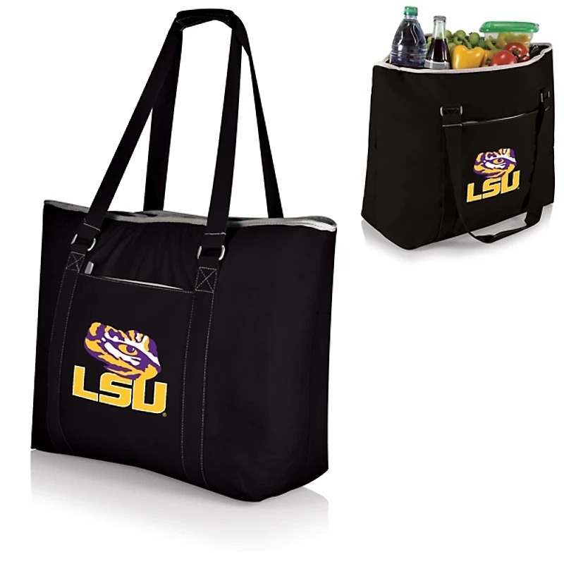 Black LSU Tigers Tahoe XL Cooler Tote Bag