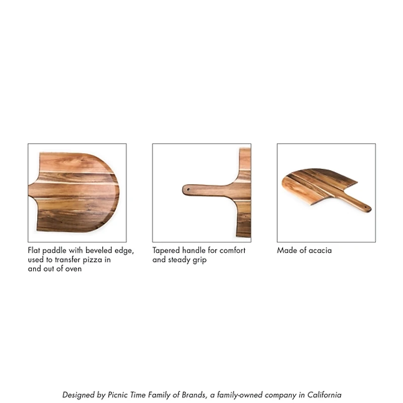 Texas A&M Aggies Acacia Wood Pizza Peel