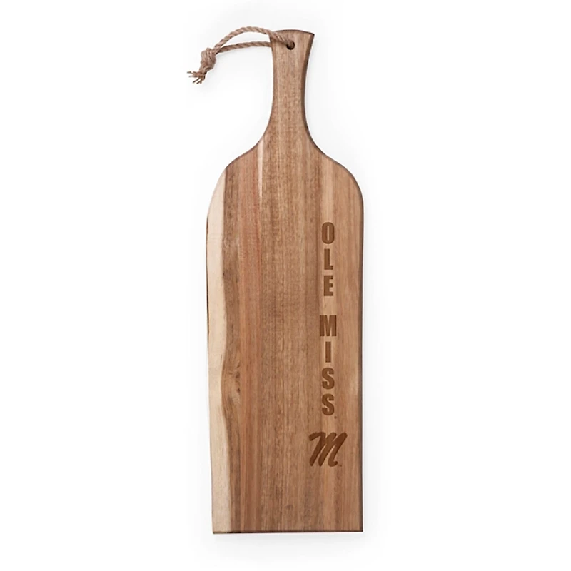 Ole Miss Rebels Acacia Wood Serving Board