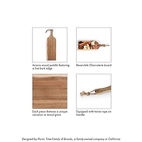 Ohio State Buckeyes Acacia Wood Serving Board