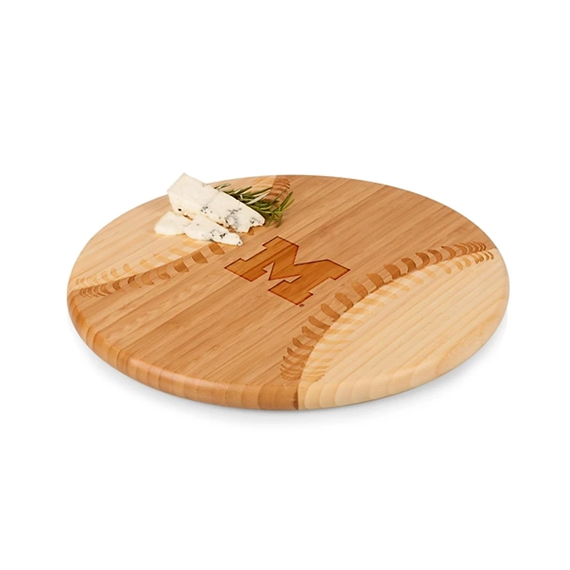 U of Michigan Baseball Cutting & Serving Board